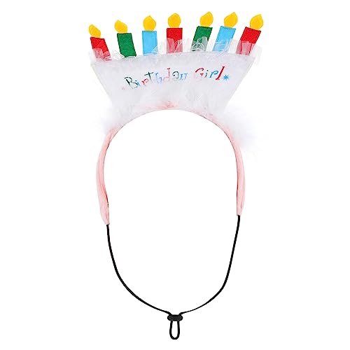 ADOCARN Geburtstags-haarband Für Dekoratives Headdress Mit Süßem Design Für Geburtstagsfeiern Leichte Und Komfortable Passform Für Stundenlangen Tragekomfort von ADOCARN