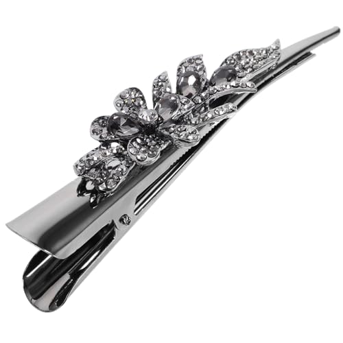 ADOCARN Große Haarklammer für Damen Vintage Metall Haarspange mit Strasssteinen für Partys Hochzeiten und Tägliches Styling Eleganter Haarschmuck für Dickes Haar von ADOCARN