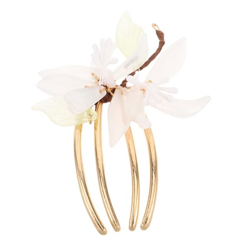 ADOCARN Haarnadeln Mit Blumen Für Frauen U-förmige Haarspangen Für Hochzeiten Formelle Anlässe Partys Dekorative Accessoires Für Mädchen Bräute Brautjungfern von ADOCARN