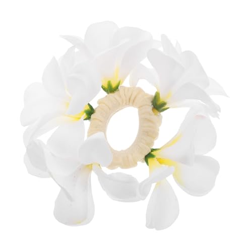 ADOCARN Haarseile Mit Plumeria-blumen Elastische Haarbänder Weiche Haargummis Für Frauen Und Mädchen Haaraccessoires Für Strand Und Besondere Anlässe von ADOCARN