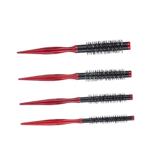 ADOCARN Hitzebeständige Lockenwicklerkämme Für Frauen 4 Stück Massivholz Lockenwickler Haarstylingkamm Luftlöcher von ADOCARN