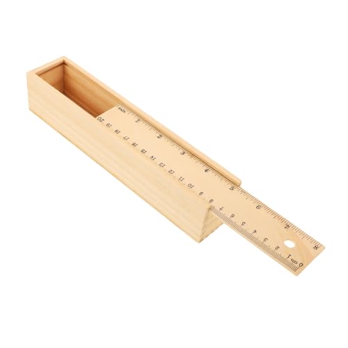 ADOCARN Holz Federmäppchen mit Schublade Tragbare Bleistiftbox für Langlebig und Geräumig für Schule und Büro Einfache Aufbewahrung von Schreibwaren ADOCARN Holz Federmäppchen mit Schublade Tragbare Bleistiftbox für Langlebig und Geräumig für Schule und Büro Einfache Aufbewahrung von Schreibwaren von ADOCARN