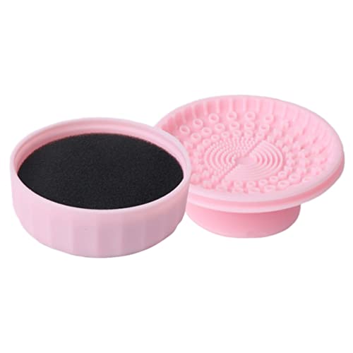 ADOCARN Kosmetik Pinsel Reinigungsbox aus Silikon Dual Use Makeup Pinsel Reinigungstool mit Praktischer Handhabung für Lidschatten Augenbrauen und Mehr Wiederverwendbar und Sicher von ADOCARN