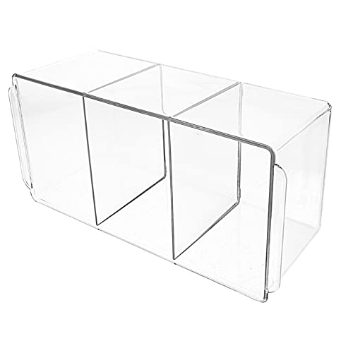 ADOCARN Multi-grid Kosmetik Organizer Transparente Make-up Aufbewahrungsbox Für Schreibtisch Badezimmer Schlafzimmer Praktischer Stauraum Für Lippenstifte Pinsel Und Beauty-accessoires von ADOCARN