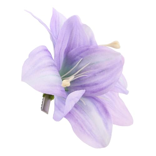 ADOCARN Lilienblumen Haarnadel Blumen Haarspangen Haarblumen Clips Für Frauen Damen Haarspange Haarspangen Für Frauen Blumen Clip Auf Haarblumen Blumen Haar Accessoires von ADOCARN