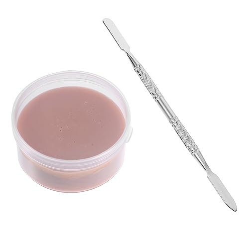ADOCARN 2stücke Spezialeffekt-hautwachs Mit Spachteln Für Make-up Narbenwachs Für Bühne Bunte Wund-effekte Für Halloween Karneval Und Festivals von ADOCARN
