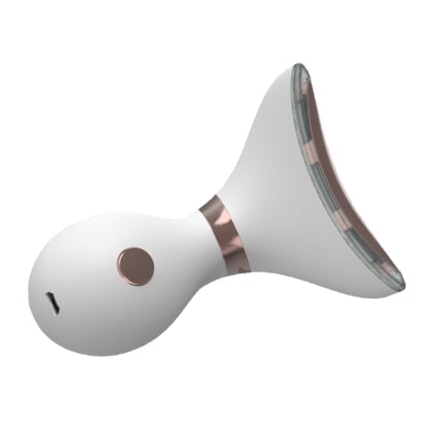 ADOCARN Nacken-schönheitsinstrument Gesichtsschönheitsmassagegerät Waben-lipgloss-tube Hautstraffungspflege-massagegerät Gesichtswerkzeug Graue Perücken Für Damen Ausschnittgerät Abs Weiß von ADOCARN