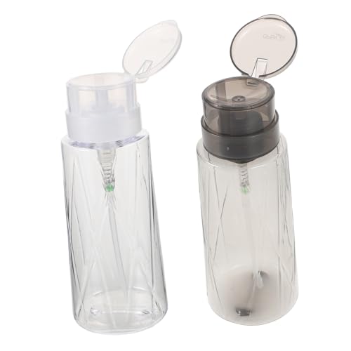ADOCARN Nail Polish Pump Dispenser Transparente Druckflasche Für Nagellack Auslaufsicher Für Nagelpflege Und Make-up Unterwegs von ADOCARN