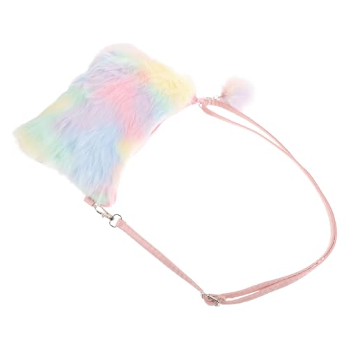 ADOCARN Regenbogen Plüsch Umhängetasche für Damen Bunte Tie Dye Schultertasche für Freizeit Reisen Shopping und Partys Viel für Handy Geldbörse und Kosmetik ADOCARN Regenbogen Plüsch Umhängetasche für Damen Bunte Tie Dye Schultertasche für Freizeit Reisen Shopping und Partys Viel für Handy Geldbörse und Kosmetik von ADOCARN