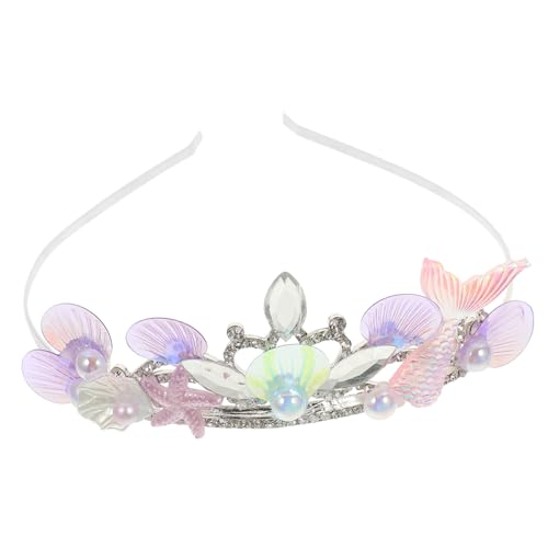 ADOCARN Strass-stirnband Für Mädchen Tiara-krone Mit Funkelnden Juwelen Metall-haarband Für Geburtstage Und Besondere Anlässe von ADOCARN