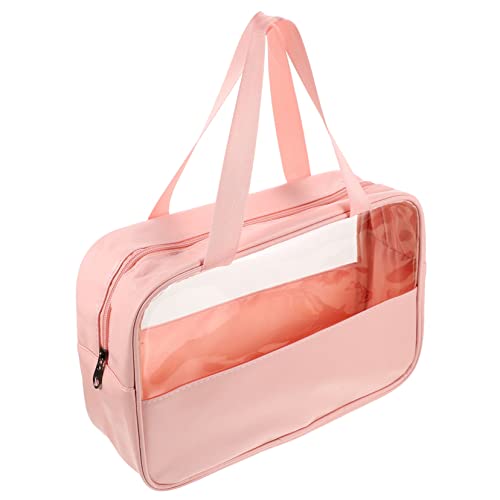 ADOCARN Reise Kosmetiktasche Transparente Toilettenartikel Aufbewahrung Große Kapazität Tragbare Kulturtasche Für Damen Und Herren Für Reisen Und Urlaub von ADOCARN