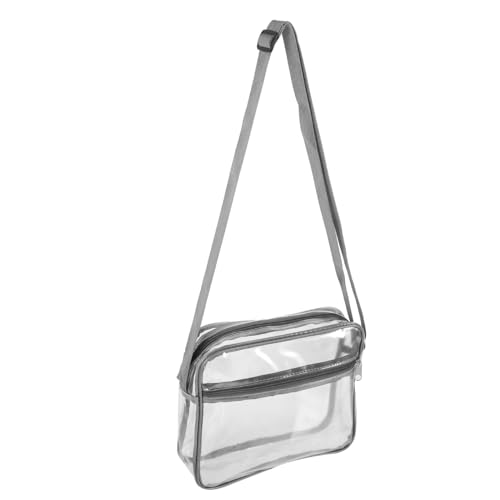 ADOCARN Transparente Umhängetasche Reisen Klein Klarsichttaschen Für Frauen Reise -Make -up -Tasche Mode-Make-up-Tasche Klarer Tasche Reiseutensilien Kosmetiktasche PVC Hellgrau ADOCARN Transparente Umhängetasche Reisen Klein Klarsichttaschen Für Frauen Reise -Make -up -Tasche Mode-Make-up-Tasche Klarer Tasche Reiseutensilien Kosmetiktasche PVC Hellgrau von ADOCARN