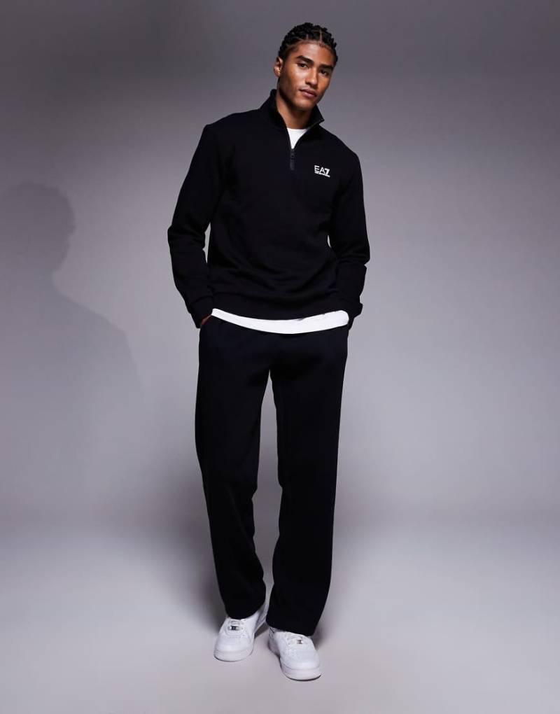 ADPT - Jogginghose in Schwarz mit geradem Bein von ADPT