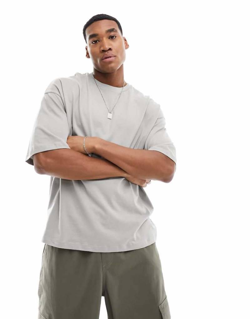 ADPT - Oversize-T-Shirt in Grau von ADPT