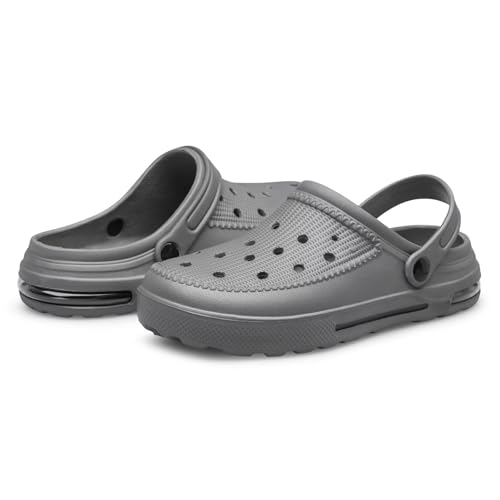 ADQ Clogs Damen Gartenschuhe Herren mit Luftkissen Strand Sandalen Slip On Hausschuhe Unisex rutschfeste Atmungsaktive von ADQ