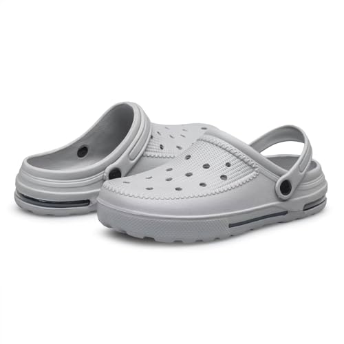 ADQ Clogs Damen Gartenschuhe Herren mit Luftkissen Strand Sandalen Slip On Hausschuhe Unisex rutschfeste Atmungsaktive von ADQ