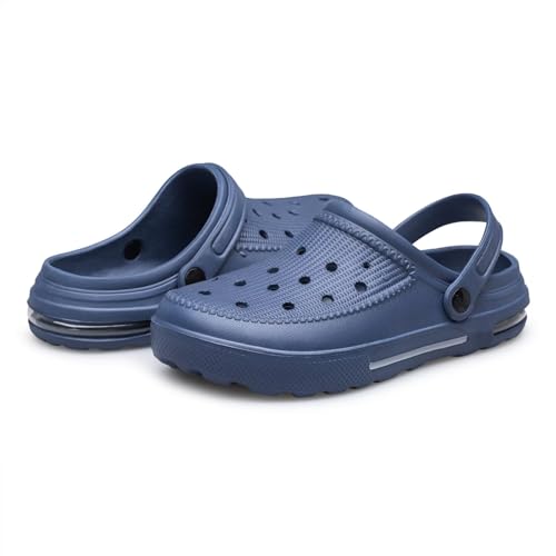 ADQ Clogs Damen Gartenschuhe Herren mit Luftkissen Strand Sandalen Slip On Hausschuhe Unisex rutschfeste Atmungsaktive von ADQ