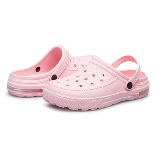 ADQ Clogs Damen Gartenschuhe Herren mit Luftkissen Strand Sandalen Slip On Hausschuhe Unisex rutschfeste Atmungsaktive von ADQ