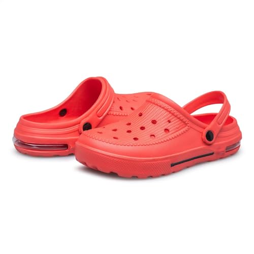 ADQ Clogs Damen Gartenschuhe Herren mit Luftkissen Strand Sandalen Slip On Hausschuhe Unisex rutschfeste Atmungsaktive von ADQ