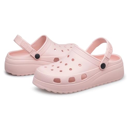 ADQ Clogs Damen Unisex Gartenschuhe Plattform für Garden Sommer Casual Slip On Sandalen von ADQ