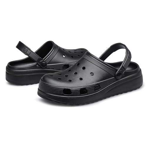 ADQ Clogs Damen Unisex Gartenschuhe Plattform für Garden Sommer Casual Slip On Sandalen von ADQ