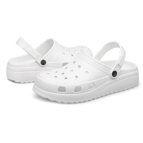 ADQ Clogs Damen Unisex Gartenschuhe Plattform für Garden Sommer Casual Slip On Sandalen von ADQ