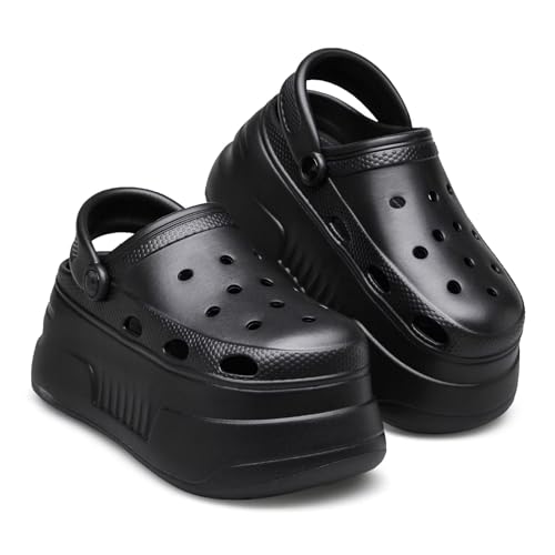 ADQ Damen Clogs Plateau Platform Strand Sandalen Slip On Hausschuhe Unisex rutschfeste Atmungsaktive für Summer von ADQ