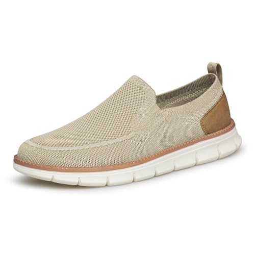 ADQ Herren Slip On Loafer Mokassins Flache Slipper Atmungsaktiv Bequeme Casual von ADQ