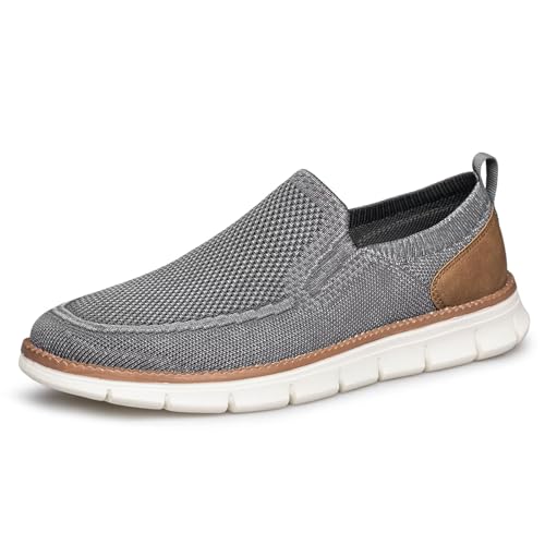 ADQ Herren Slip On Loafer Mokassins Flache Slipper Atmungsaktiv Bequeme Casual von ADQ