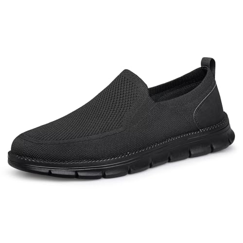 ADQ Herren Slip On Loafer Mokassins Flache Slipper Atmungsaktiv Bequeme Casual von ADQ