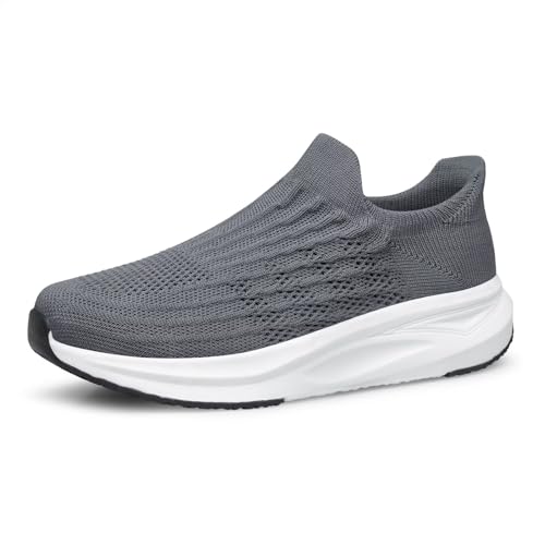 ADQ Slip on Sneakers Damen Turnschuhe Walkingschuhe Atmungsaktive Leichtgewichts Freizeit für Laufen Gehen Yoga Joggen Gym von ADQ