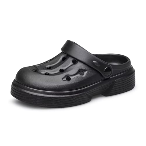 ADQ Unisex Kinder Clogs Gartenschuhe Strand Sandalen rutschfeste Atmungsaktive Slip On Hausschuhe für Mädchen und Jungen von ADQ