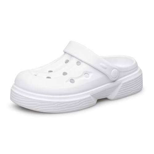 ADQ Unisex Kinder Clogs Gartenschuhe Strand Sandalen rutschfeste Atmungsaktive Slip On Hausschuhe für Mädchen und Jungen von ADQ