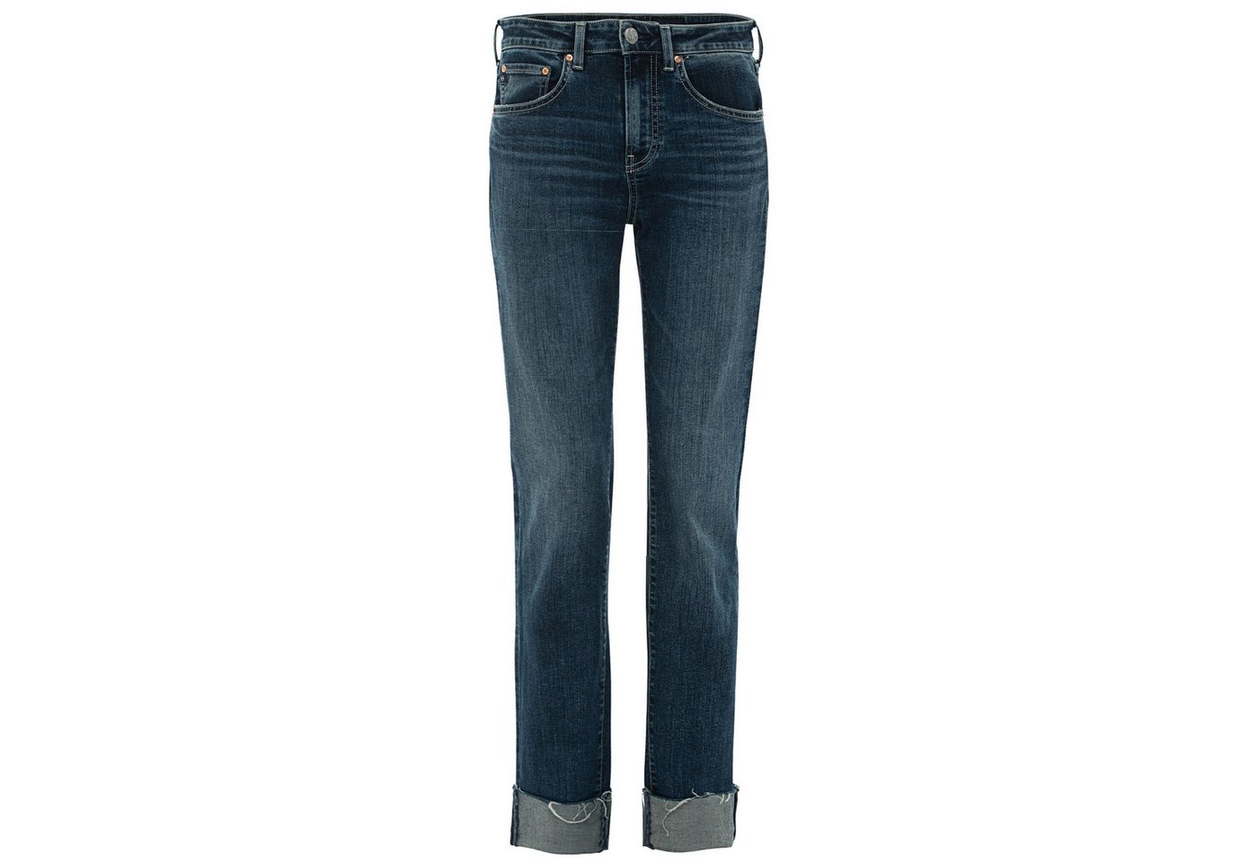 ADRIANO GOLDSCHMIED Straight-Jeans Jeans GIRLFRIEND LONG Mid Waist von ADRIANO GOLDSCHMIED