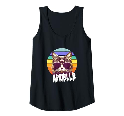 Damen ADRIELLE - Schöner Mädchen Name mit lustiger Katze Tank Top Damen ADRIELLE - Schöner Mädchen Name mit lustiger Katze Tank Top von ADRIELLE Tochter Enkel Geburtstag Geschenkideen