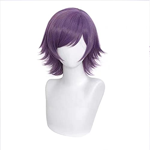 Akudama Drive Courier Cosplay 32 cm Kurze Perücke lila graue Perücke Cosplay Anime Cosplay Perücken Hitzebeständige synthetische Perücken Halloween Akudama Drive Courier Cosplay 32 cm Kurze Perücke lila graue Perücke Cosplay Anime Cosplay Perücken Hitzebeständige synthetische Perücken Halloween von ADTEMP
