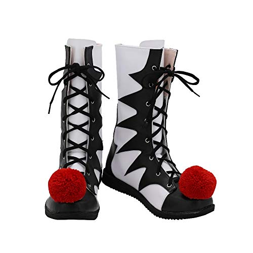 Halloween Stephen King's It Clown Stiefel Pennywise Cosplay Schuhe Erwachsene Männer Frauen Halloween Cosplay Stiefel Schuhe Custom Made 47 Male Size von ADTEMP