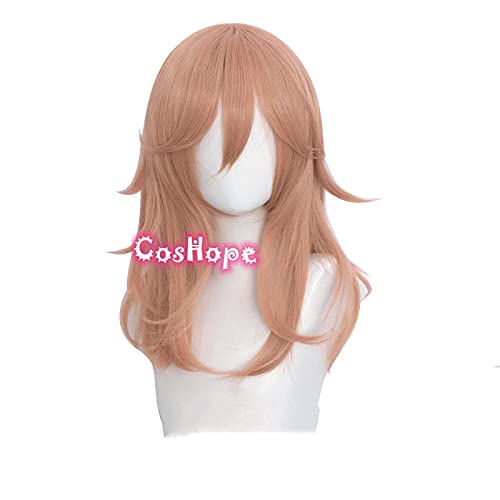 Kettensäge Mann Cosplay Engel Teufel 50cm Lange Perücke Weihnachten Orange Braune Perücke Cosplay Anime Perücken Hitzebeständige synthetische Perücken von ADTEMP