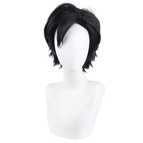 Kuroo tetsurou Cosplay perücke schwarz Kurze perücke Anime Haikyuu Karasuno high School Volleyball Club Cosplay Haar synthetisch von ADTEMP