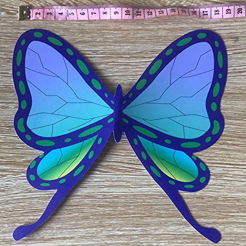 Wig for Carnival Nightlife CluI Party Dress Up Wig Blade Butterfly Ninja Cos Butterfly Chanahu Cos Hair Accessories Anime Wig Headdress Color: Purple Butterfly Ninja Headdress von ADTEMP