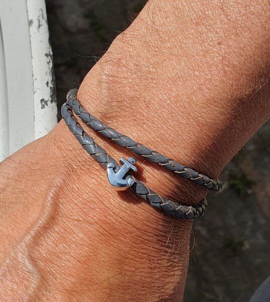 ADUS.design Fangleine Duo Armband Motiv Anker von ADUS.design