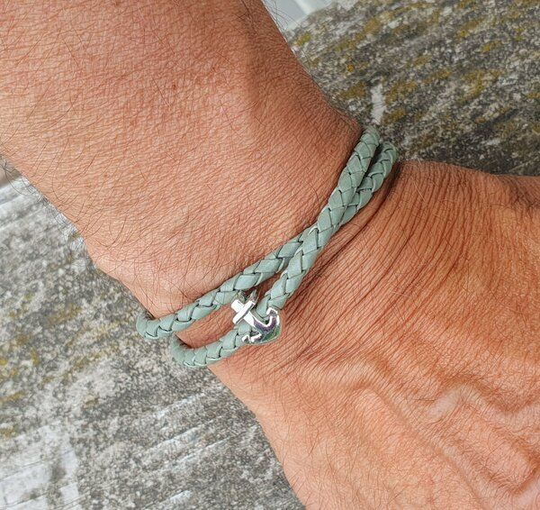 ADUS.design Fangleine Duo Armband Motiv Anker von ADUS.design