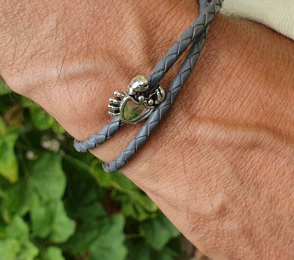 ADUS.design Fangleine Duo Armband Motiv Krebs von ADUS.design