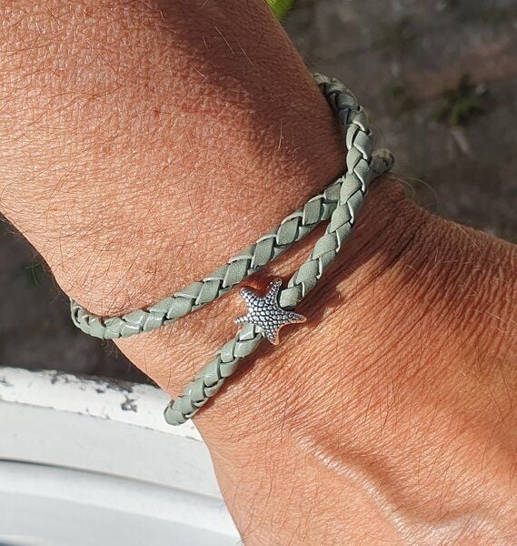 ADUS.design Fangleine Duo Armband Motiv Seestern von ADUS.design