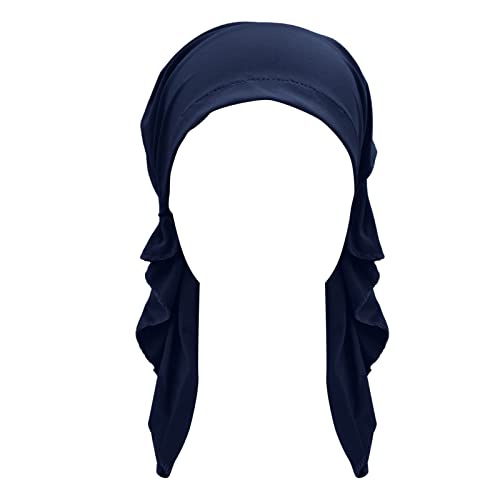 -Hut-Kappe ethnischer böhmischer vorgebundener Zopf-Haar-Abdeckungs-Verpackungs-Turban-Kopfbedeckungs-Hut Stirnband Unter Helm Damen von ADXFWORU