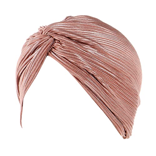 Wrap Cap Headwear Bohemian Braid Hat Kopfbedeckung Haarkappe Turban Silber Cancer Ethnic Turban Heardband Neon Kleidung Damen Billig von ADXFWORU