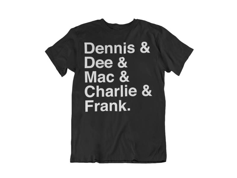 Es Ist Immer Sonnig in Philadelphia Names Tshirt-Iasip Tv Show Fan Merch Es Ist Immer Sonnig in Philadelphia Names Tshirt-Iasip Tv Show Fan Merch von ADZdesigns