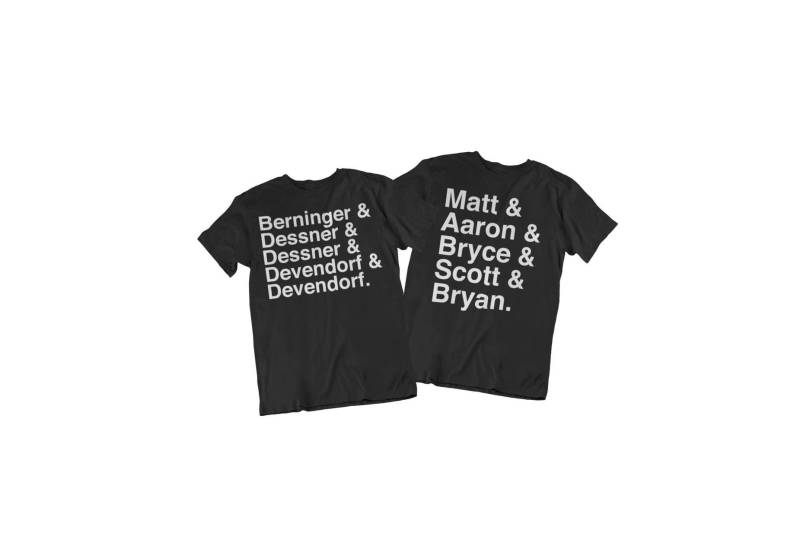 The National Names Tshirt - Fan Merch The National Names Tshirt - Fan Merch von ADZdesigns