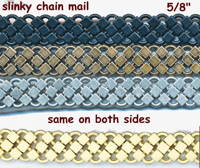 Schöne Dekorative Kette Verkauft Durch Den Fuß Schwarz, Ant.sterling, Ant.bronze von ADadornments