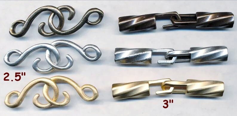 Vintage Doppelhaken Und Haken Öse - Ein Set, Zwei Möglichkeiten von ADadornments